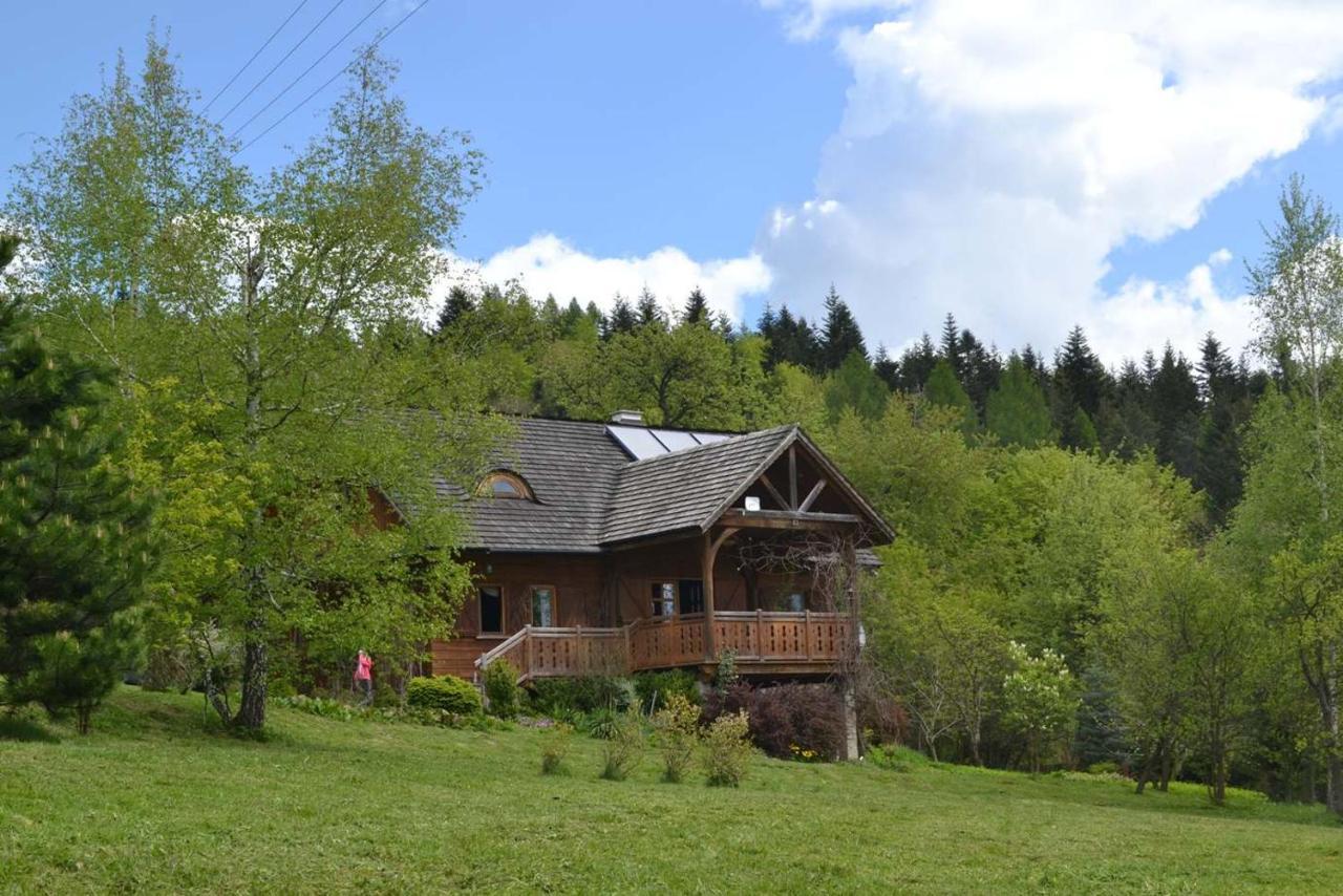 Chata w Beskidach - Drewniany dom stuletni z widokiem na Babią Górę Vila Makow Podhalanski Exterior foto